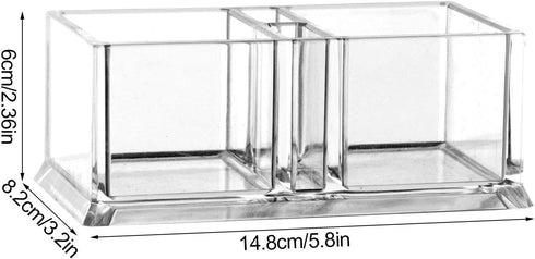 Transparent Tea Box for Tea Bags Holder,Clear Coffee Sugar Tea Bags Organizer for Home Containers,Tea Bag Storage Box Tea Storage Bin Box for Kitc...