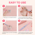 SAVITA 2pcs Nail Art Clean Up Brushes, Painting Brushes for Nails with Round & Angled Head Pen Painting Tools for Nail Art Design & Polish Mistake...