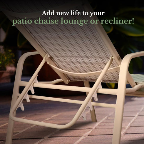 Sunniland Patio- 4 Position Adjustment Bracket for Patio Chaise Lounge/Recliner, Perfect for, Lounge Chair and Recliner Upgrade Your Outdoor Furni...