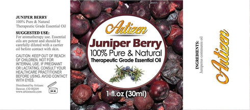 Artizen Juniper Berry Essential Oil - 30ml (1 Fl Oz), Therapeutic Grade...