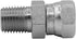 (2-PACK) 1404-04-04 Hydraulic Hose Adapter Fitting 1/4" Male (1/4-18 NPTF) × 1/4" Female Swivel (1/4-18 NPSM) SAE Straight Pipe Joints Connector C...
