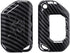 CheroCar for JL JT Jeep Key Fob Cover Skin Case Protection for Jeep Wrangler JL JLU 2018-2020, for Jeep Gladiator 2020, Key Replacement Accessorie...