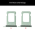2 Pieces Sim Card Tray Holder with Waterproof Rubber & Eject Pin Replacement for iPhone 12 6.1 Inch (Green)......