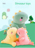 Pink Dino Plush,Cute Dinosaur Stuffed Animals,Super Soft Dino Plushie Toys,Dino Plush for Anxiety Relief Birthday Gifts for Kids Girls Boys Pink 8...