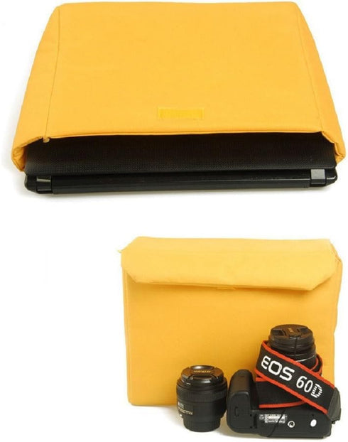 Peacechaos Camera Case DLSR SLR Insert Case Bag Portable Inner Bag Waterproof Shockproof for Mirrorless Cameras, Lenses, Nikon, Canon, Sony,Paniso...