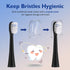 Toothbrush Heads Replacements for Water-Pik Sonic Fusion and Sonic Fusion 2.0, SF01, SF02, SF03 & SF04, Transparent Bristles, Original Shape with ...