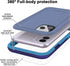 for iPhone 11 Waterproof Case 6.1 Screen Protector Underwater Shockproof Full-Body Dustproof Rugged Case for Aplle iPhone 11 (Navy Blue)...