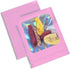 100 Pack Mylar Bags - 4 x 6 Inch Resealable Smell Proof Bags Foil Pouch Flat Bag with Front Window Pink...