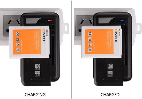 Onite Universal Cellphone Removeable Battery Charger, Extra 5V USB Output Port......
