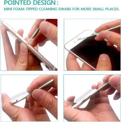 44 Pieces Cell Phone Cleaning Kit, USB Charging Port and Headphone Jack Cleaner Brush Tool Set Compatible with iPhone Xs Max X 8/7/6/5/4 iOS Samsu...