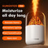 Portable Mini Volcano Humidifier, 300ml Small Cool Mist Humidifier, USB Personal Desktop Humidifier for Baby Bedroom Travel Office Home, Auto Shut...