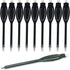 50pcs plastic golf pencils with eraser clips scoring pencils for golf events,wedding, company meetings Children's drawing (Black 50pcs)...