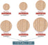 SEMINI 36 Pieces Mixed 6 Sizes Metal Button Alloy Shank Button Round Shaped Sewing Button for Women Men Suit Woolen Coat Shirt Trousers Sewing Cra...