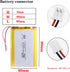 Liter 3.7V 3000mAh 306090 Lipo Battery Rechargeable Lithium Polymer ion Battery Pack with JST 2.0mm Connector...