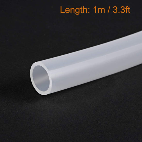 uxcell Silicone Tube, 1/2"(13mm) ID x 11/16"(17mm) OD 3.3ft(1m) Silicone Rubber Tube Air Hose Water Pipe for Pump Transfer Clear...