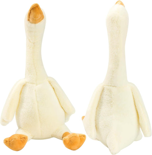 19.7" Swan Stuffed Animal, Soft Smooth Goose Plush Stuff Toy Gifts for Child Boys Girls (White)...