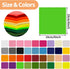 108pcs Felt Sheets, 4"x4", 36 colors, Felt Fabric Sheets, Nonwoven Felt for DIY and Sewing Projects, Square Felt....