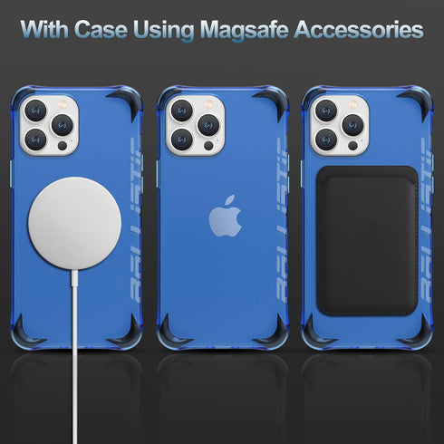 BALLISTIC Protective Case Compatible with iPhone 13 Pro Case (ONLY), with 1 × Camera Lens Protector, 2 Sets × Against Drop Corners, Shockproof Cas...