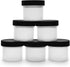 Cornucopia Brands Salad Dressing Condiment Containers (6-Pack); 2-Ounce To-Go Plastic Mini Food Storage Jars for Lunch Boxes; Carry Up to 4 Tables...