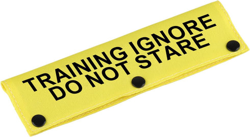 Funny Dog Leash Sleeve Training Ignore Do Not Stare Dog Leash Wrap Sleeve Pet Birthday Gift (Do Not Stare-YE Sleeve)...