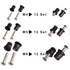 36 Pairs M4 M5 M6 Neoprene Well Nuts with Stainless Steel Screw M5 Rubber Well Nuts Kayak Brass Copper Bolts Well Nut Kit for Kayak Motorcycle Boa...