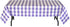 Havercamp Purple and White Plaid Table Cover | 54" x 108" | Classic Plaid Collection | Great for Picnic, Barbecue, Cookout, Lumberjack Theme, Play...