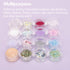 3 Gram Sample Containers with Lids, 100 Count Tiny Sample Jars, Empty Lip Balm Containers, Mini Cosmetic Containers with Lids, Makeup Travel Conta...