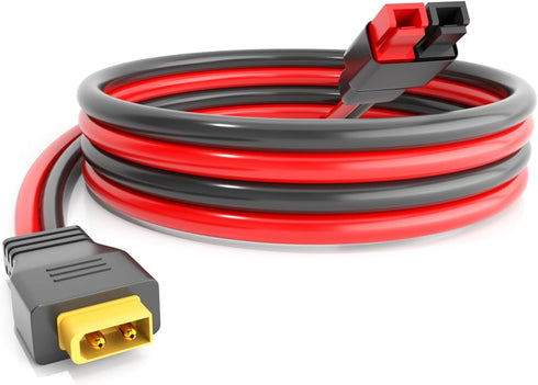 XT60 Male to 45A Anderson Connector Adapter. 10AWG Cable Suitable for Outdoor Power Banks, Lithium Battery Packs, Solar Panels to Portable Power S...