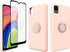 Ailiber for TCL 30Z Case with Screen Protector, Straight Talk TCL 30 Z Phone Case, Adjustable Ring Kickstand, Soft Microfiber Lining, Slim Silicon...