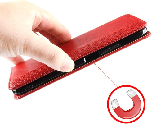 for ZTE ZMax 10 / ZTE Z6250 Wallet Case, PU Leather Flip Book Style Folio Cover with Kickstand Card Holder Slots Protective Magnetic Phone Case fo...