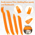 4Pcs Auto Door Clip Panel Trim Removal Tool Kits Thick Plastic Car Tools for Car Dash Radio Audio Installer Pry Tool with Paper Box...