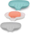 3 Pack Silicone Soap Dish with Drain, Bar Soap Holder for Shower/Bathroom, Self Draining Waterfall Soap Tray/Saver for Kitchen, Keep Soap Dry, Eas...
