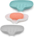3 Pack Silicone Soap Dish with Drain, Bar Soap Holder for Shower/Bathroom, Self Draining Waterfall Soap Tray/Saver for Kitchen, Keep Soap Dry, Eas...