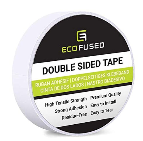 Eco-Fused Double Sided Adhesive Tape - Width: 0.4 Inch - Length: 55 Yards - for Arts and Crafts, DIY and Office - Quick and Easy (3/4 inch x 27 Ya...
