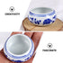 SEWACC 8pcs Ceramic Ink Dish Chinese Calligraphy Ink Dish Porcelain Inkwell Dish Painting Dish for Chinese Calligraphy and Sumi-e Painting Pottery...