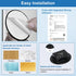 Fridge Lock AOSITE Refrigerator Lock Combination Black Combo Fridge Locks with Code for Adults 2 Pcs Refrigerator Lock for Children Adhesive Freez...