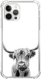 Scottish Highland Cow Case Compatible with iPhone 14 Pro, Cute Cow Animal Case for iPhone 14 Pro, Trendy Cool TPU Phone Case Cover...