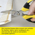 Utility Scissors Heavy Duty, Ultra Sharp Blade Shears with Protective Case, Multipurpose Stainless Steel Scissors For Cutting Cardboard, Fabric, C...