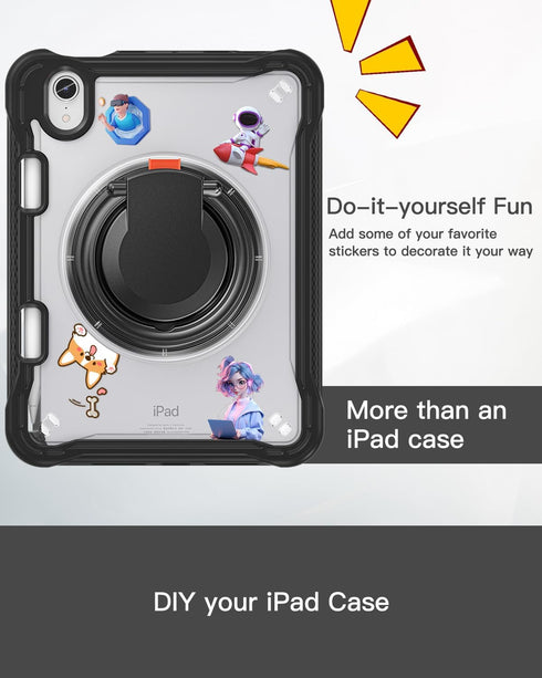 BRAECN iPad Mini 6 Case,Cover for Kids 8.3 inch 2021 iPad Mini 6th Gen, Shockproof Dropproof Rugged Protective Case with Pen Holder Carrying Shoul...