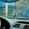 Crystal Flower Rear View Mirror Pendant Car Hanging Ornament Lucky Accessory, Colorful...