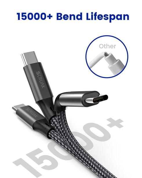 Extra Long iPhone Charger Cord 16Ft, 16 Feet USB C to Lightning Cable Fast Charging Nylon Braided iPhone Charger Cable for iPhone 13/13 Pro/13 Pro...