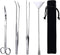 15in Aquascape Tools, 4 in 1 Long Aquarium Tweezers Scissors Spatula, Stainless Steel Aquatic Plants Aquascaping Tools Set for Fish Starter Kits, ...