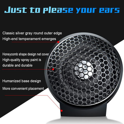 2pcs Car Tweeter Loudspeaker 150W 4Ohm Audio Subwoofer Silk Film for Car Modification Car Audio Modification Nondestructive...