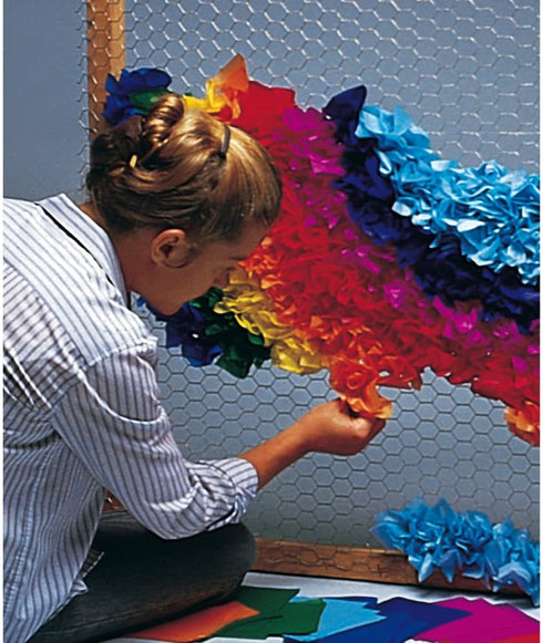 DecoPuffs Tissue Paper Squares, Scarlet, 5-1/2" x 5-1/2", 300 Count...