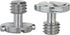 Haoge 3/8" D-Ring Stainless Steel Mounting Fixing Screw for Camera Tripod Monopod Quick Release Plate (Pack of 2)...