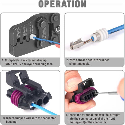 iCrimp Extractor Tool, Removal Tools for Weather Pack and Metri-Pack Connectors-3 Pack...