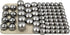 HTTMT MT247-003-CD Chrome Bolts Toppers Caps Compatible with 1991-2012 Harley Davidson Dyna Glide Twin Cam...