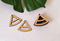 30PCS Triangle Wood Earring Blanks, Macrame Earring Blanks,DIY Project Wood, Macrame Supplies Wood Earrings (1'' x 1.28'')...