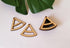 30PCS Triangle Wood Earring Blanks, Macrame Earring Blanks,DIY Project Wood, Macrame Supplies Wood Earrings (1'' x 1.28'')...