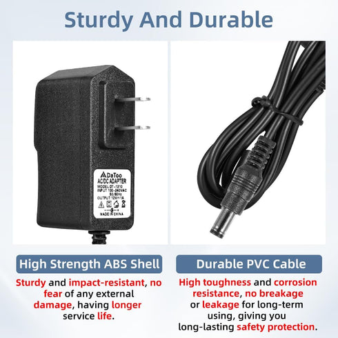 Aquarium Light LED Power Adapter AC 100-240V DC 12V 1A Replacement Power Adapter Fish Tank Light Power Supply Converter with Indicator Light...